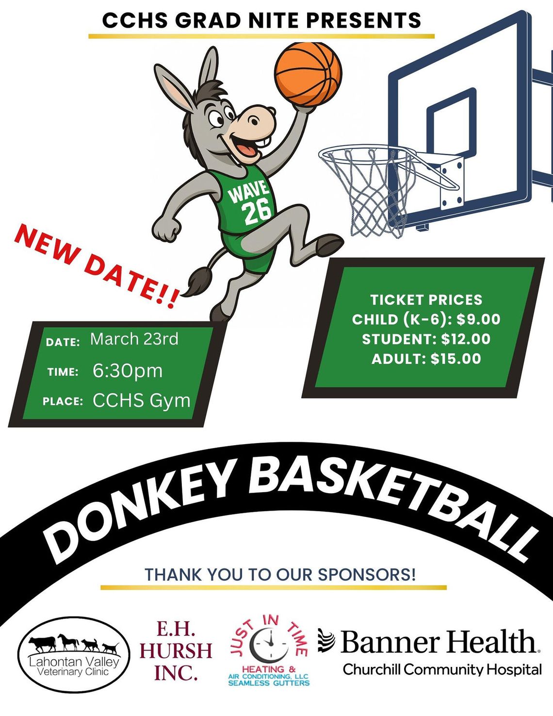 Push for Safe and Sober Grad Nite Continues With March and April Events