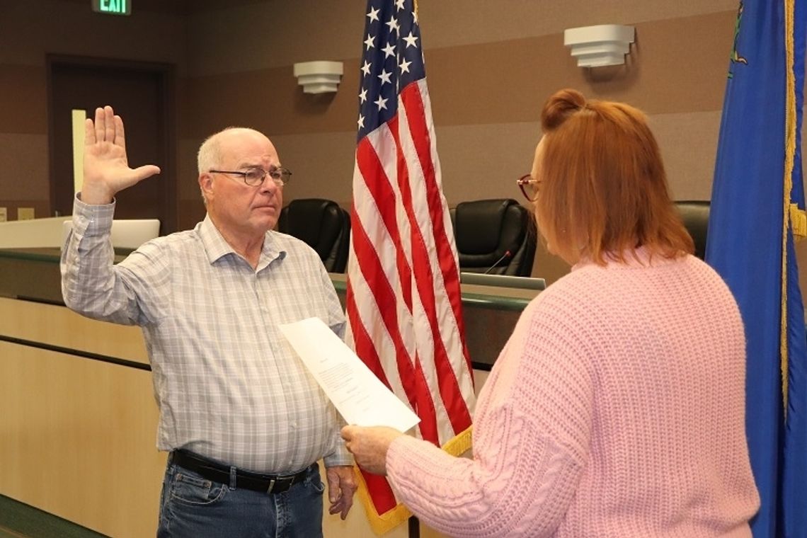 Scharmann Sworn in As County Commissioner