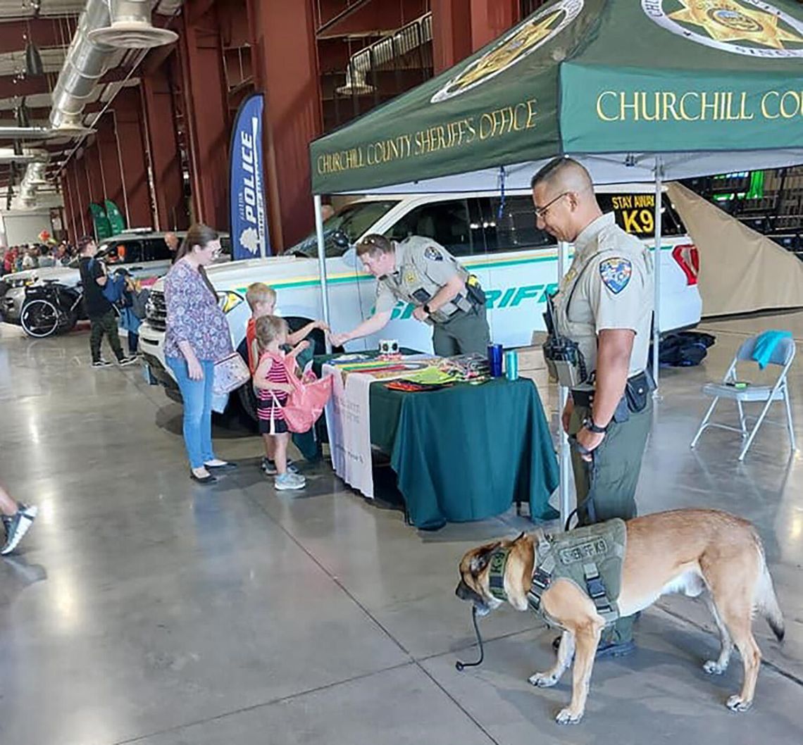 Sheriff's Office Attend CCHS Back to School Night