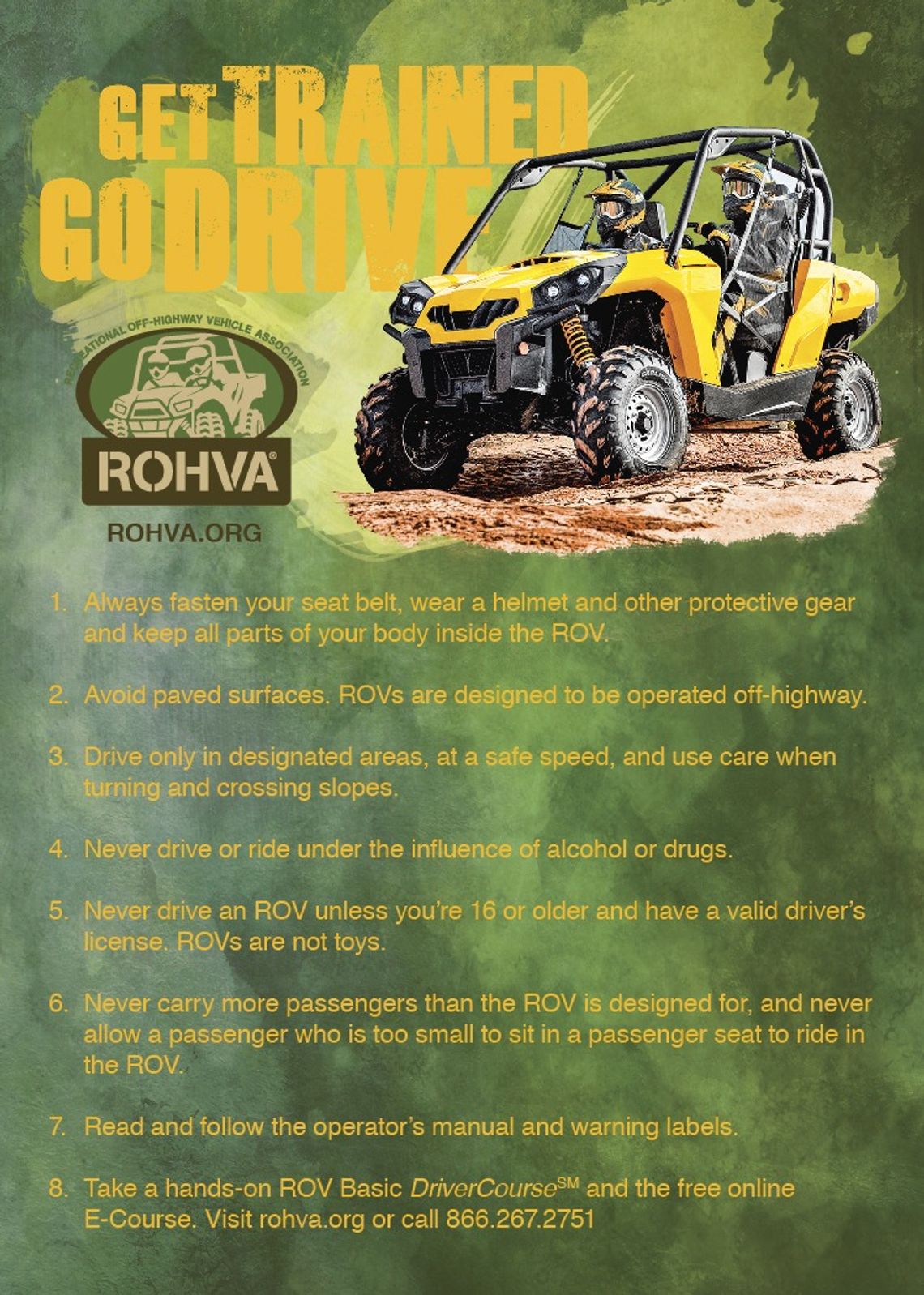 Sheriff's Office offers OHV Course October 11