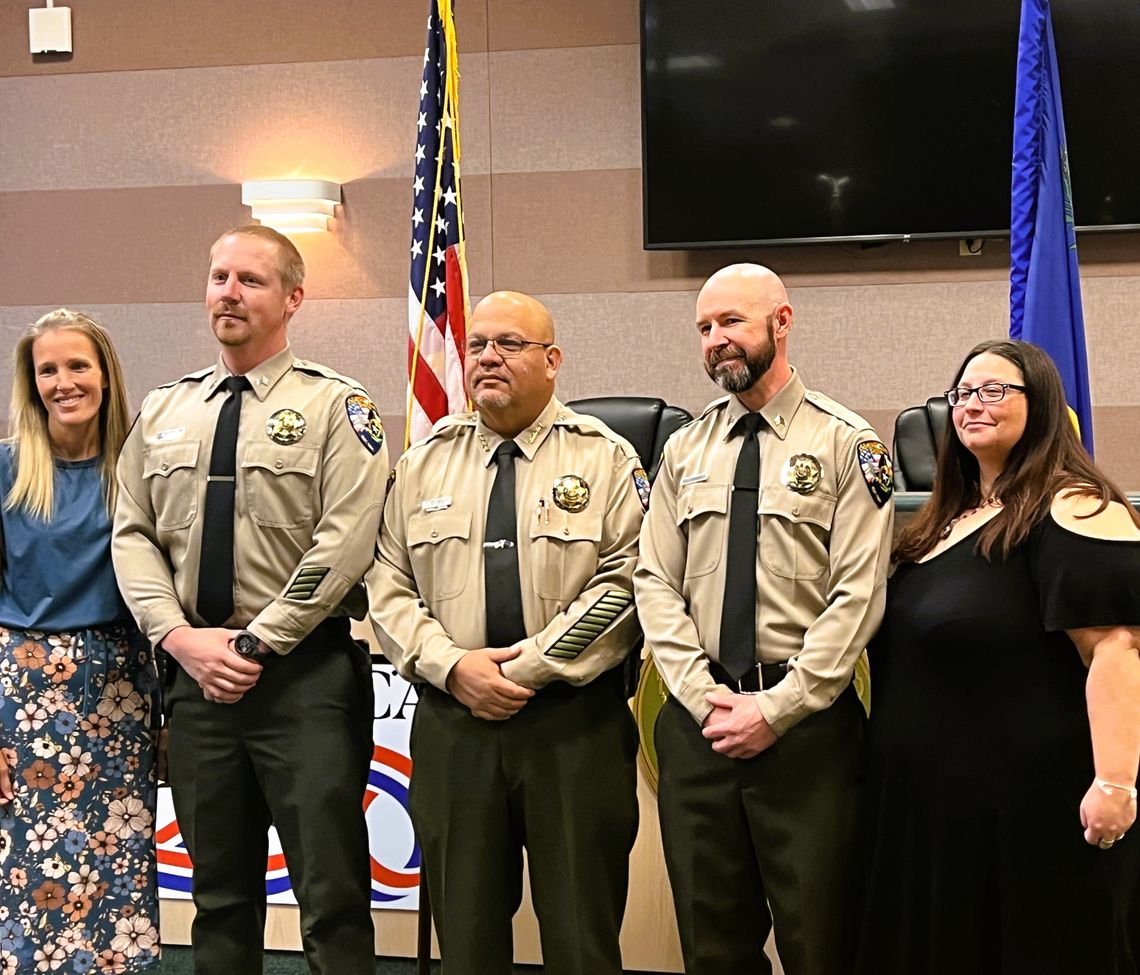 Sheriff’s Office Promotes Two Deputies to Sergeants Sheriff’s Office Promotes Two Deputies to Sergeants