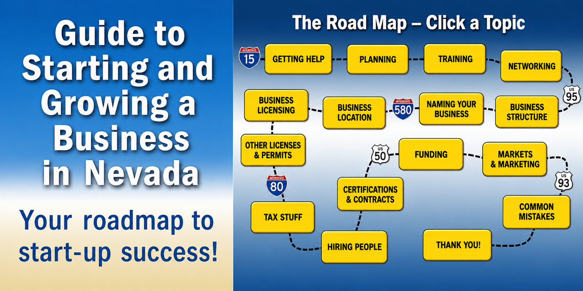 Starting a Business? Nevada Has a Roadmap Starting a Business? Nevada Has a Roadmap