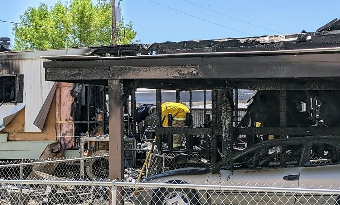 Trailer Fire Claims the Life of Local Resident