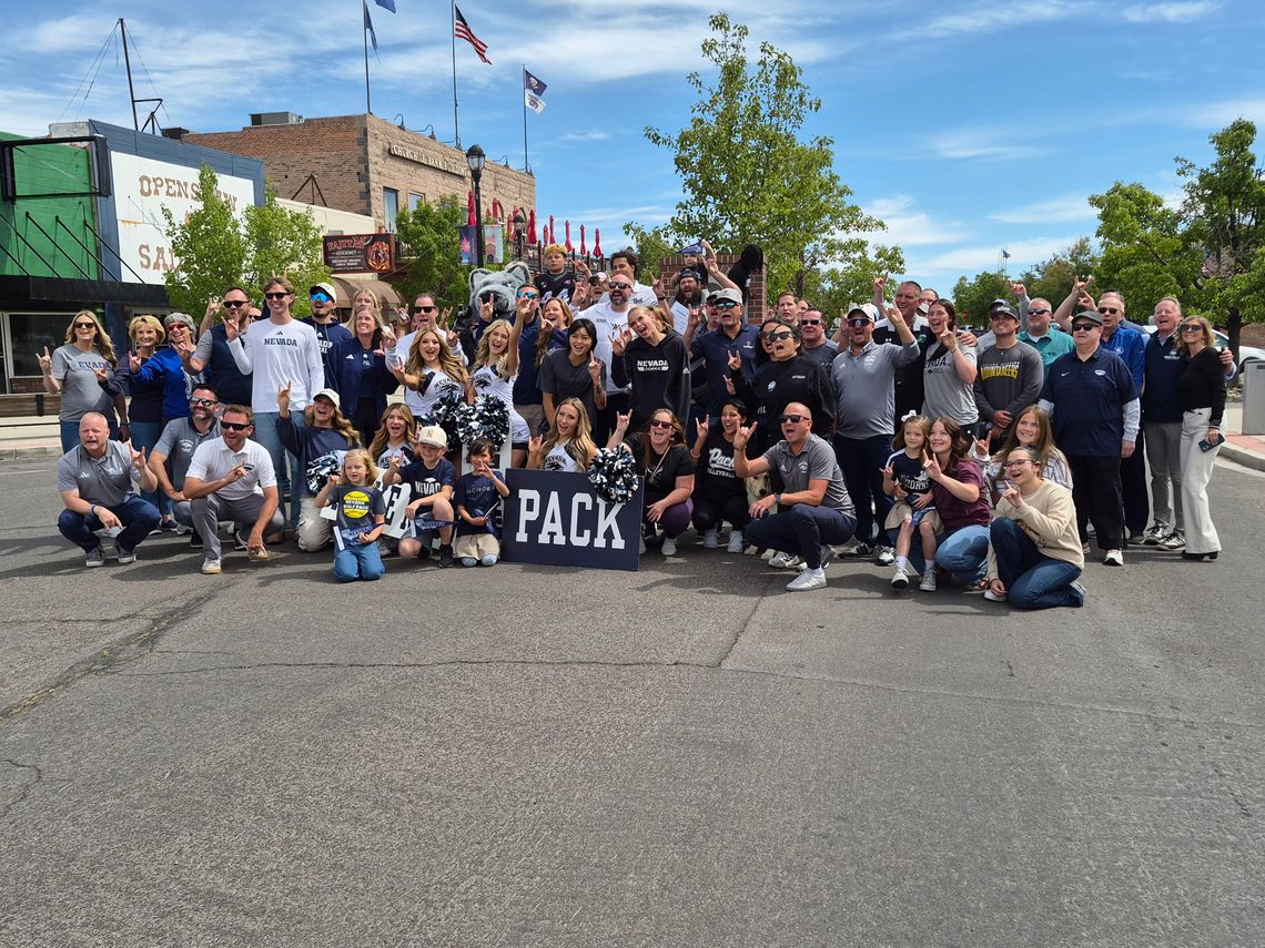 UNR Coaches Caravan Makes Lively Stop in Fallon UNR Coaches Caravan Makes Lively Stop in Fallon