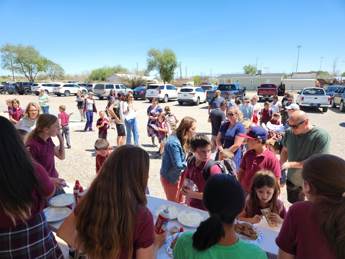 Veritas Preparatory School Classical and Christian - 7th/8th Graders Enjoy Their Just Desserts
