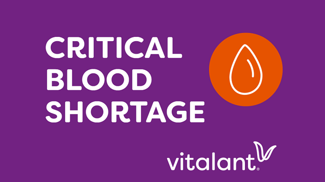 Vitalant Declares a Critical Blood Shortage on World Blood Donor Day, Urges Donations