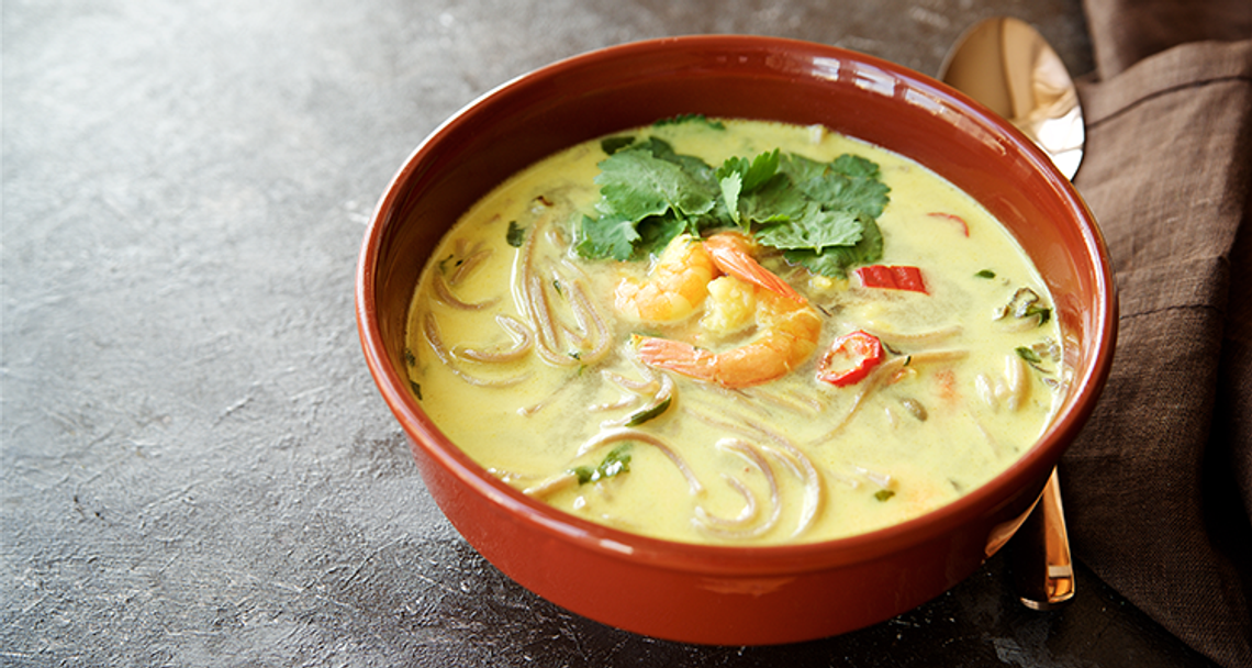 What’s Cooking in Kelli’s Kitchen - Coconut Curry Noodles with Shrimp 