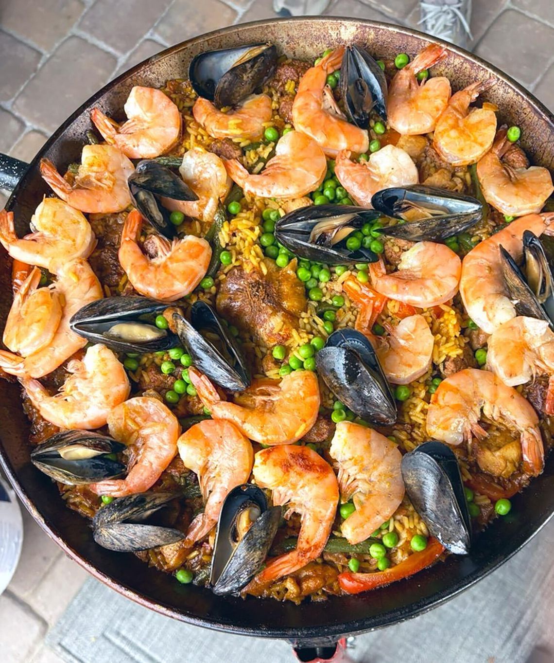 What’s Cooking in Kelli’s Kitchen: Paella With Chicken, Basque Chorizo, and Seafood