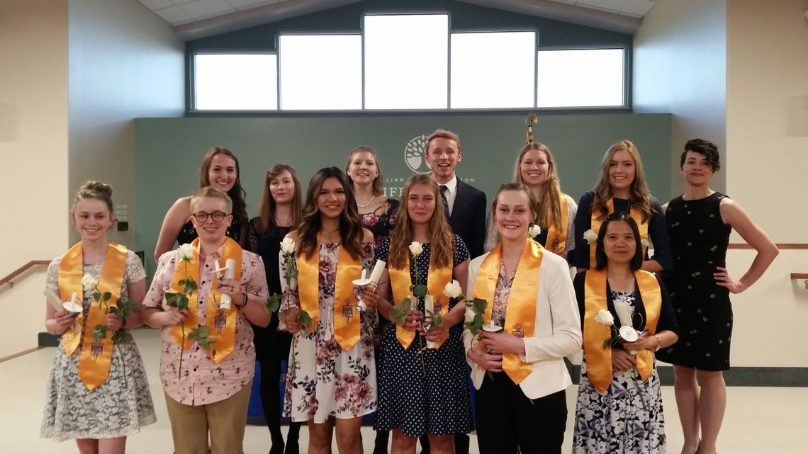 WNC Fallon Holds Honor Society Induction