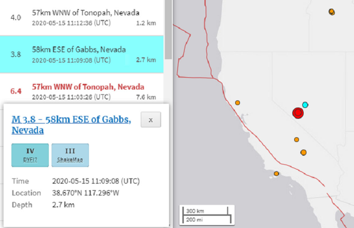 Yes -- That was an Earthquake!