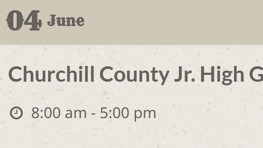 Churchill County Junior High Graduation