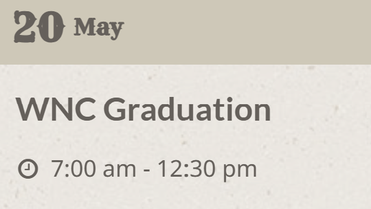 WNC Graduation