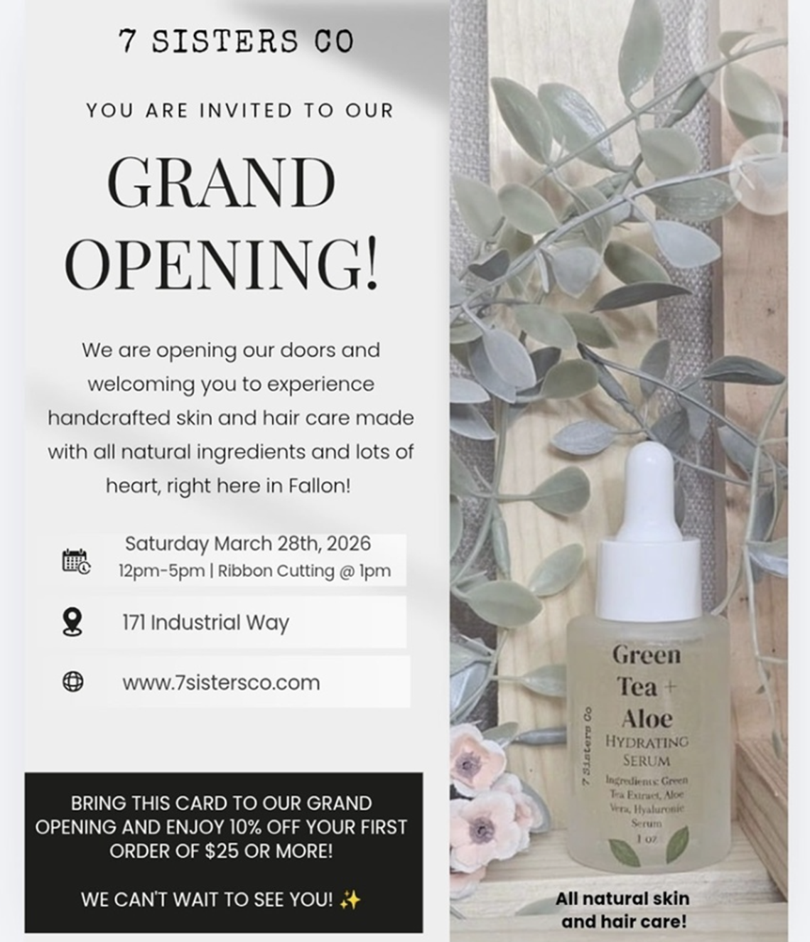 7 Sisters Co. Grand Opening