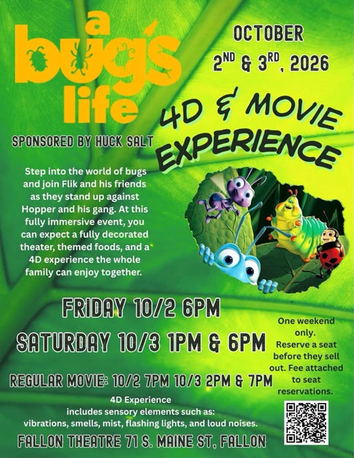A Bug’s Life 4D & Movie Experience A Bug’s Life 4D & Movie Experience