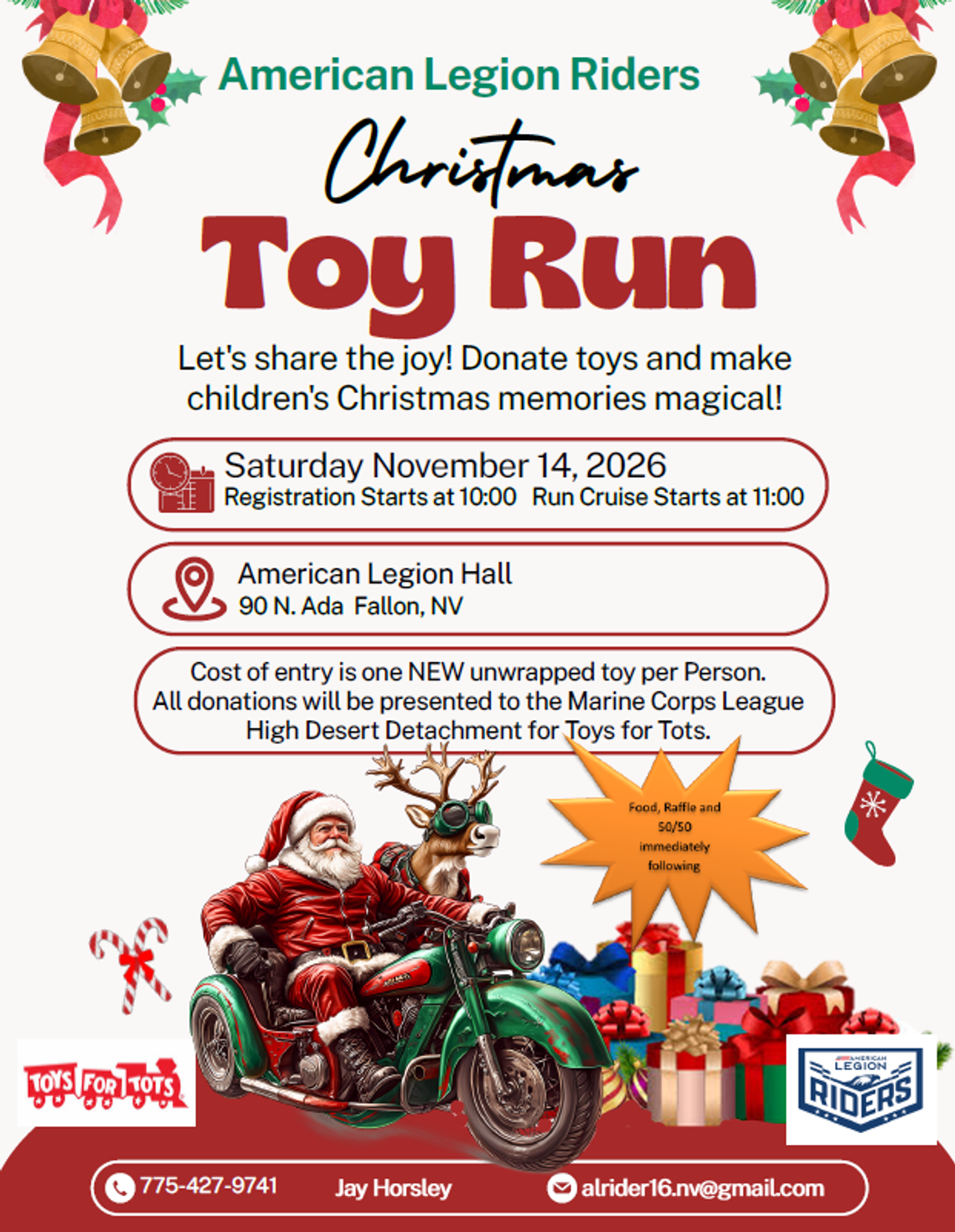 American Legion Riders Christmas Toy Run