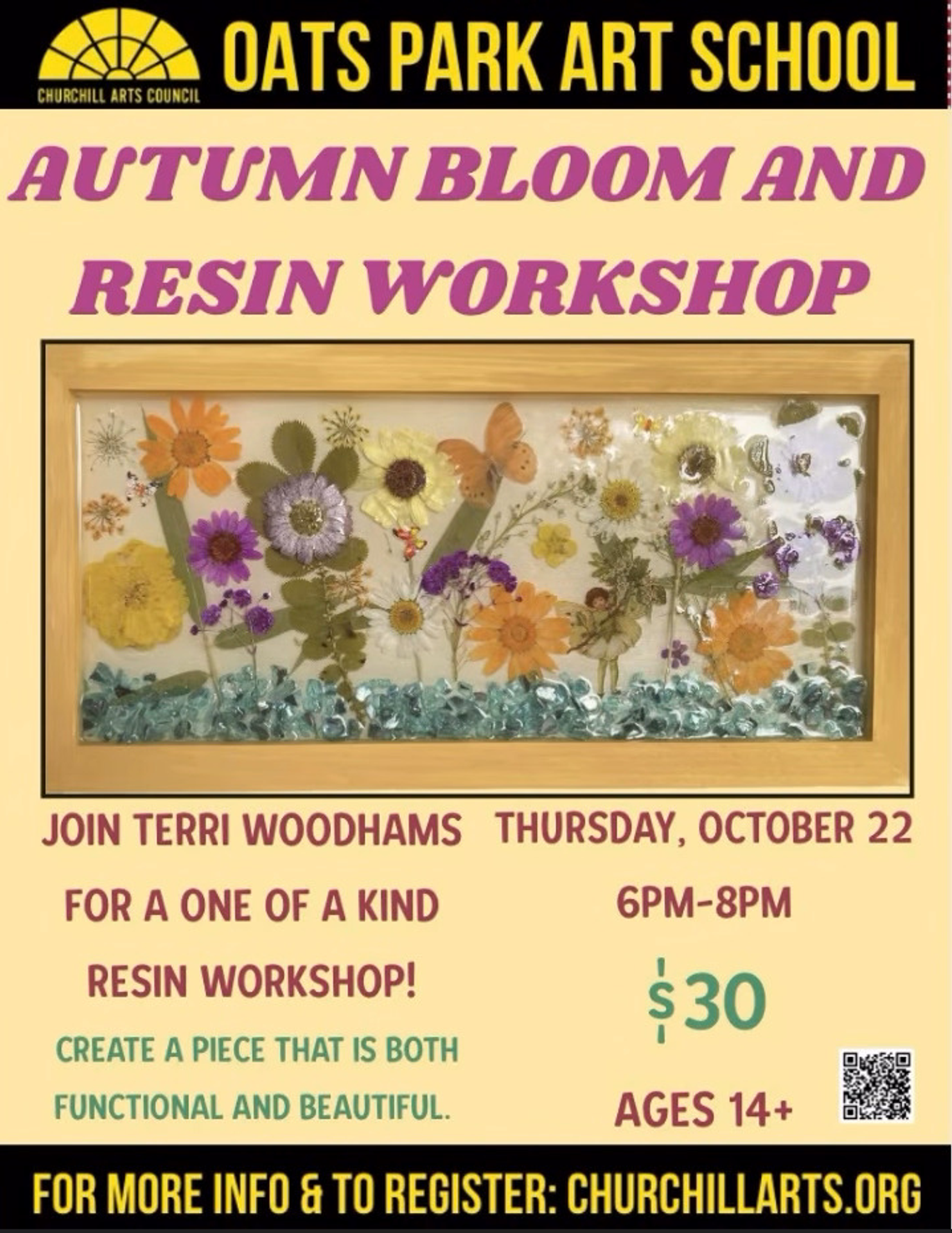 AUTUMN BLOOM AND RESIN WORKSHOP AUTUMN BLOOM AND RESIN WORKSHOP