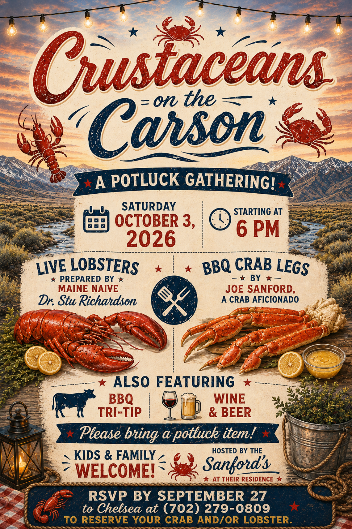 Crustaceans on the Carson Crustaceans on the Carson