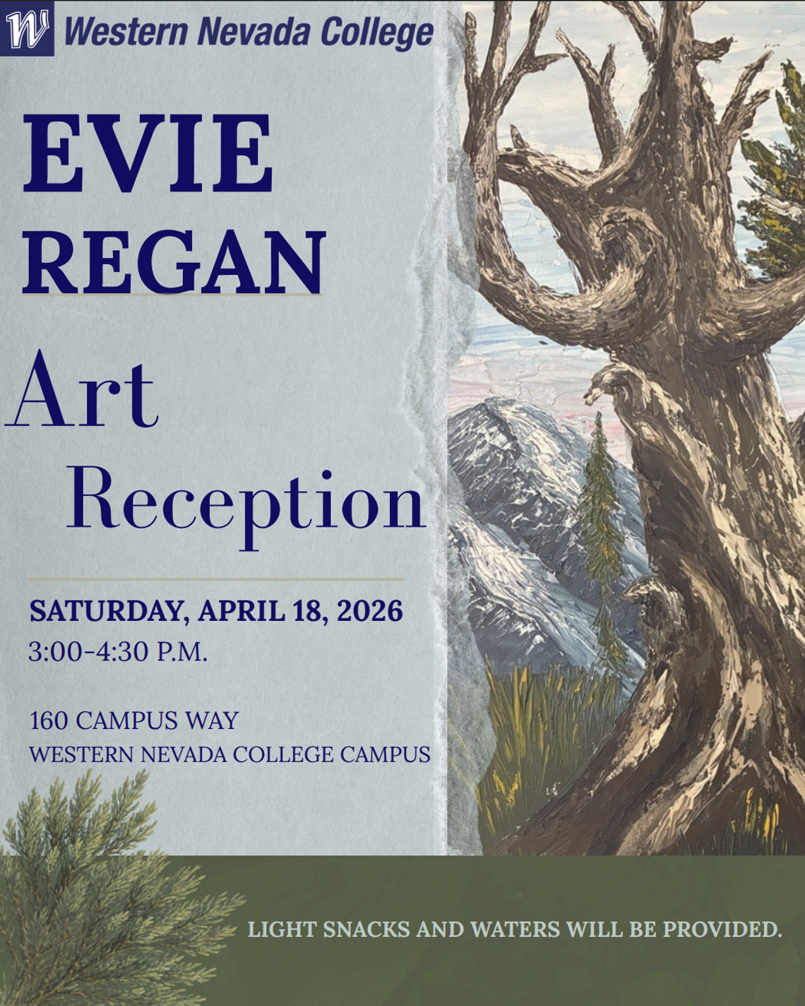 Evie Regan Art Reception