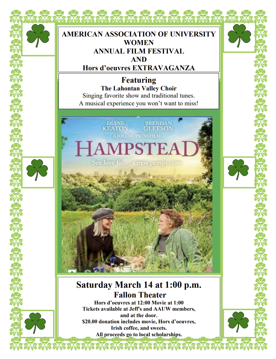 Film Festival and Hors d’oeuvres Extravaganza