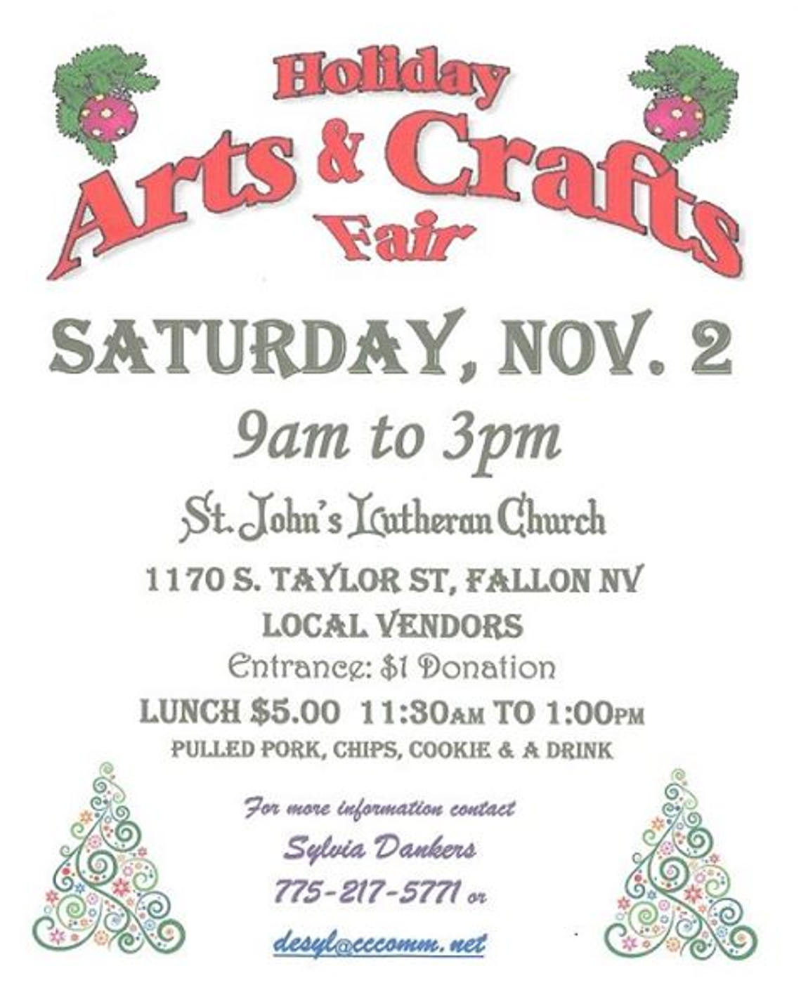 Holiday Arts &amp; Craft Fair