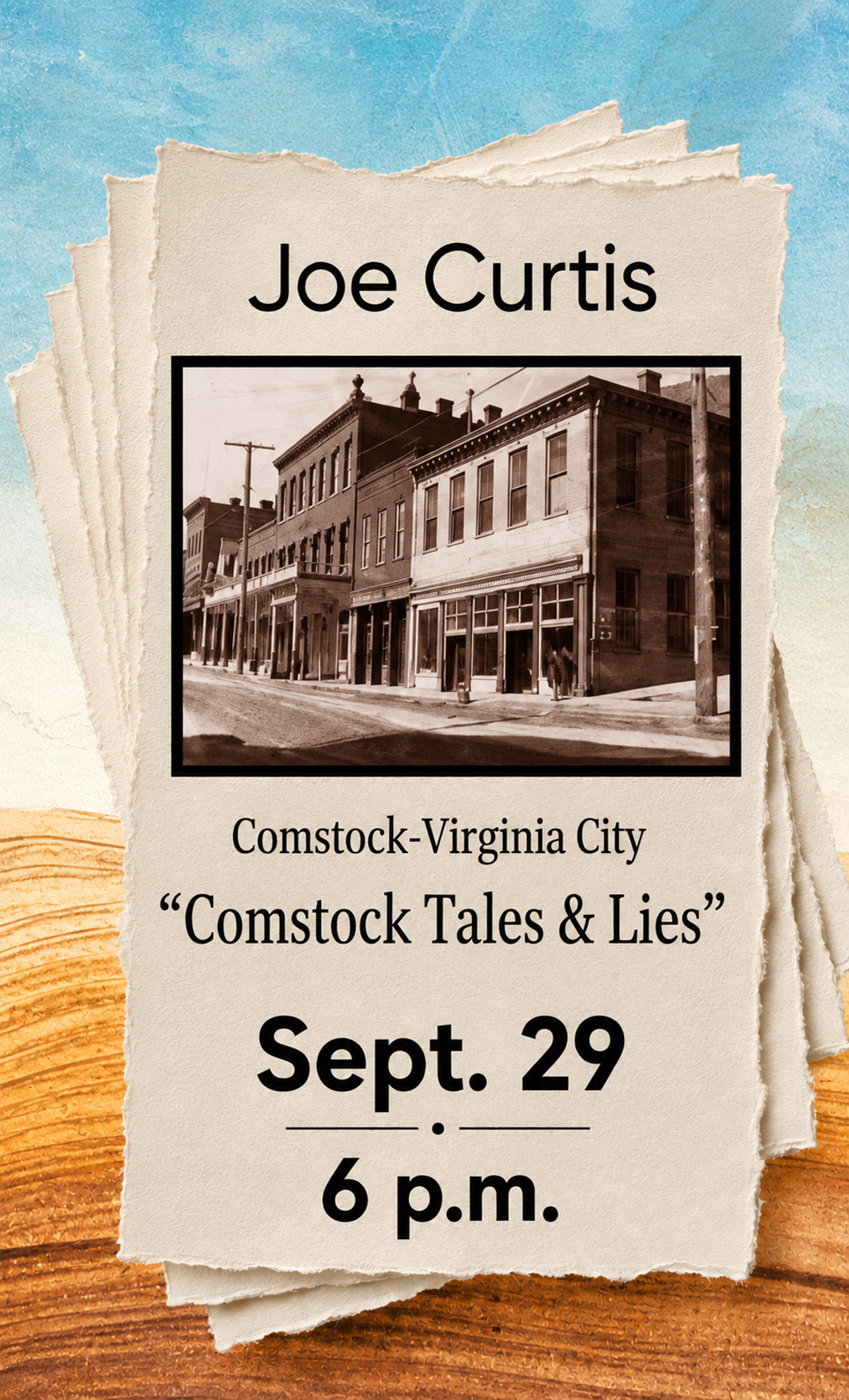 Joe Curtis — Comstock Tales and Lies Joe Curtis — Comstock Tales and Lies