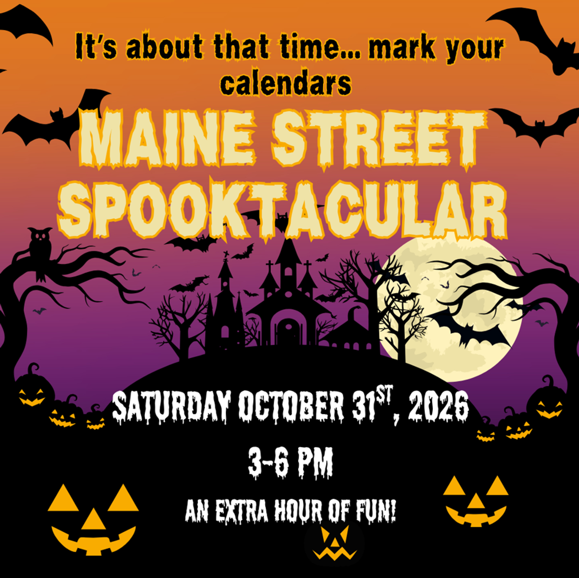 Maine Street Spooktacular Maine Street Spooktacular