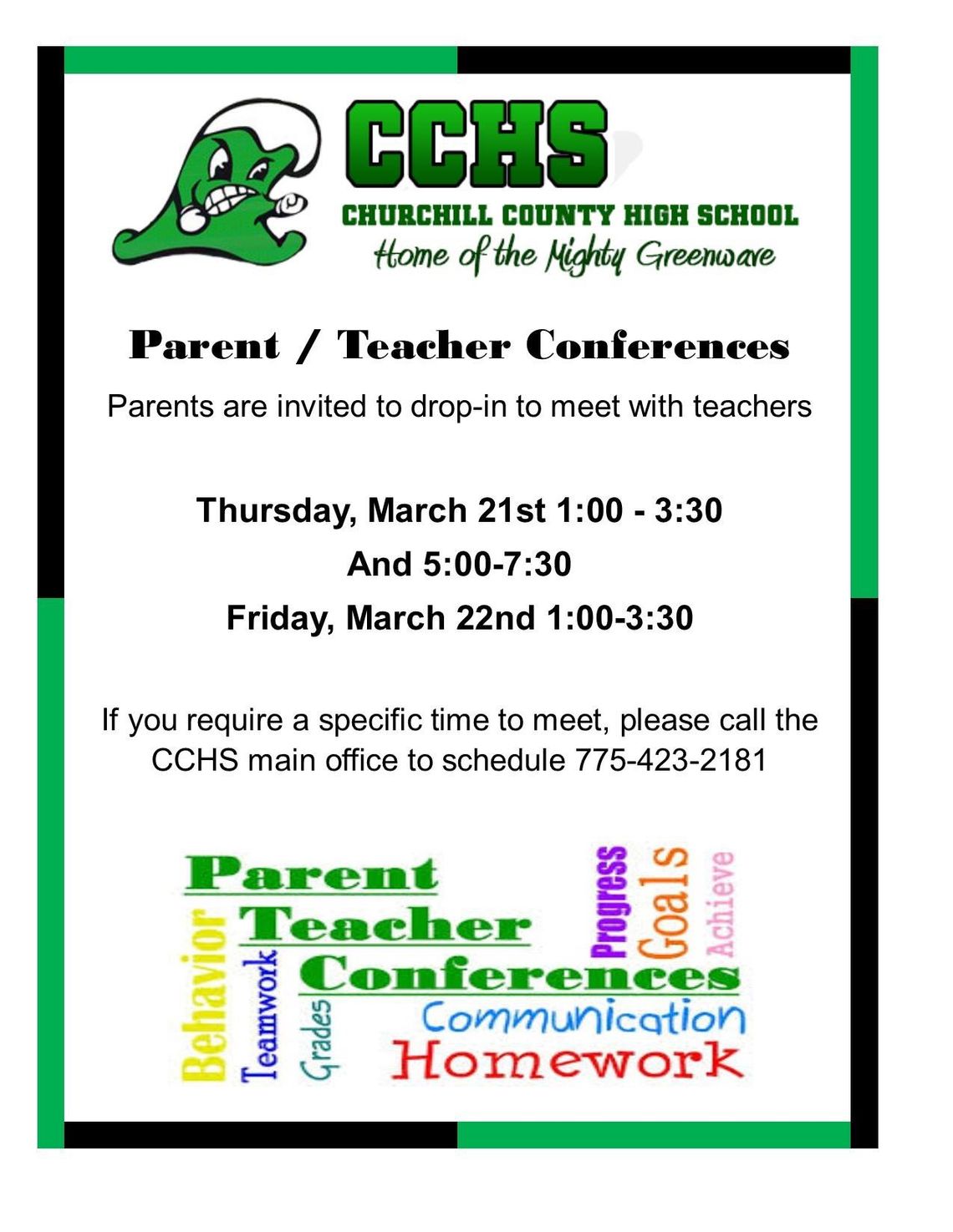 Parent/Teacher Conferences CCHS