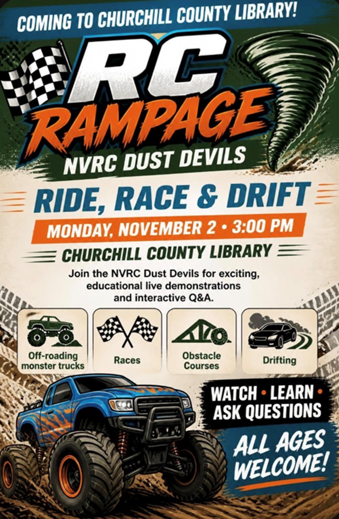 RC Rampage With NVRC Dust Devils RC Rampage With NVRC Dust Devils