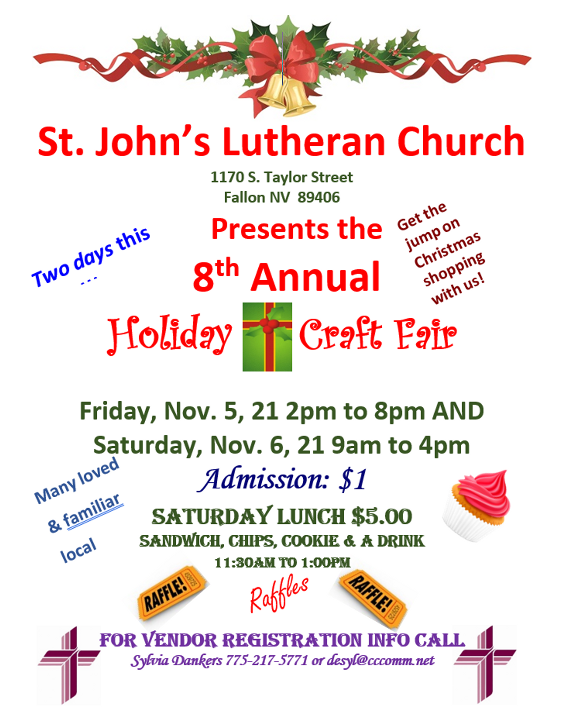 St. John's Lutheran Church Holiday Craft Fair