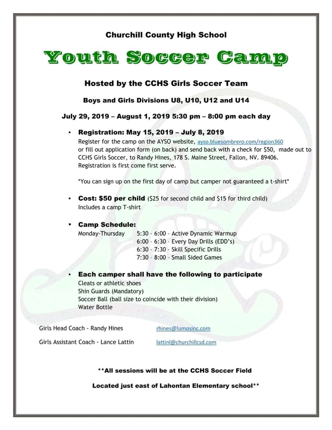 Youth Soccer Camp