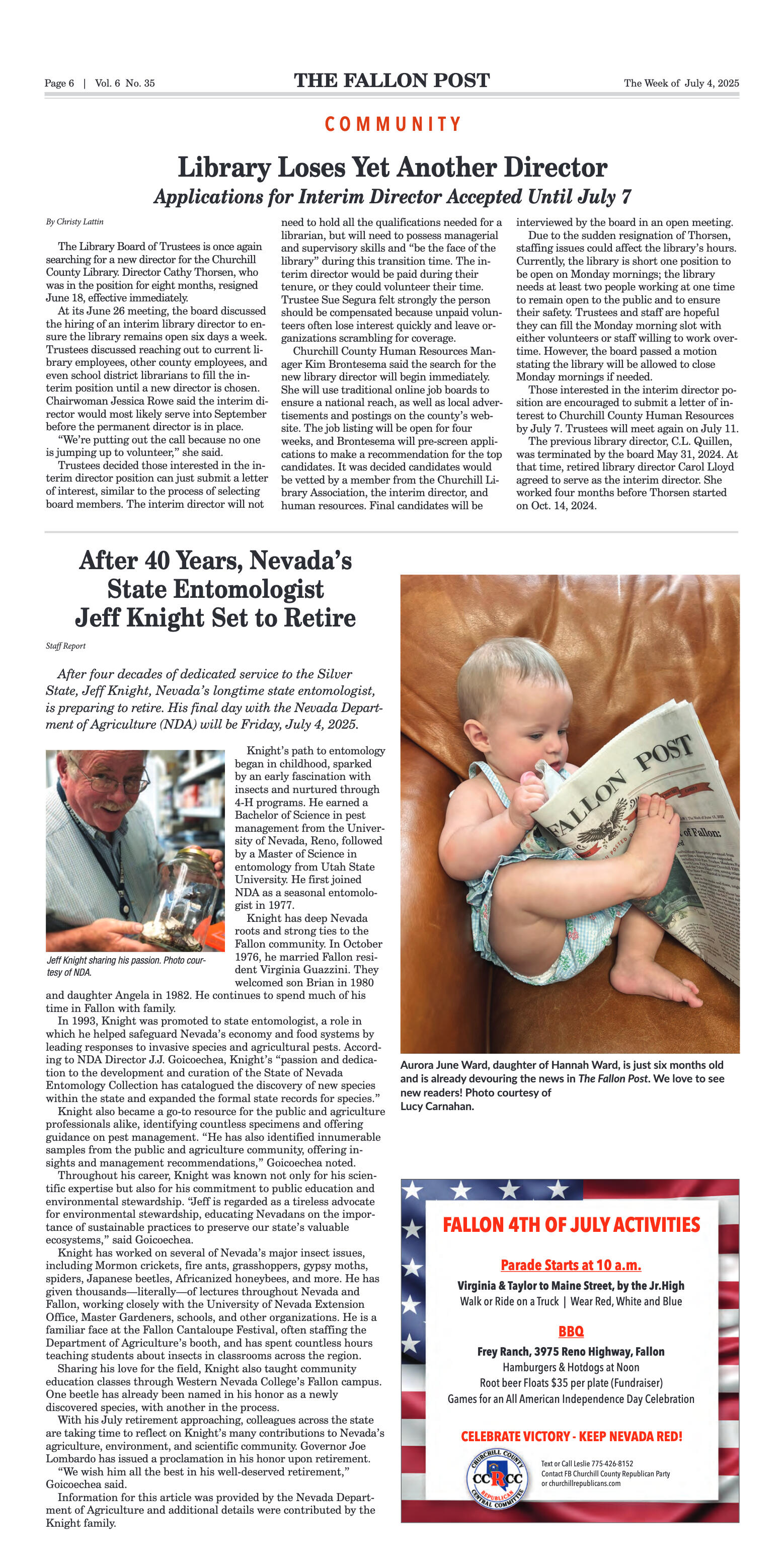 July 4, 2025 -Fallon Gears Up for a “Bee-autiful”  - page 6