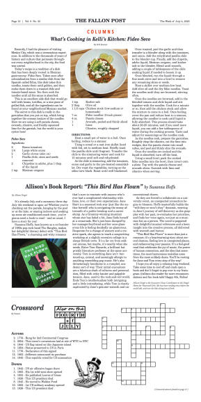 July 4, 2025 -Fallon Gears Up for a “Bee-autiful”  - page 12