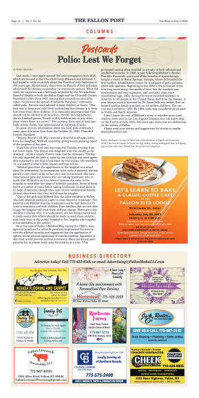 July 4, 2025 -Fallon Gears Up for a “Bee-autiful”  - page 14