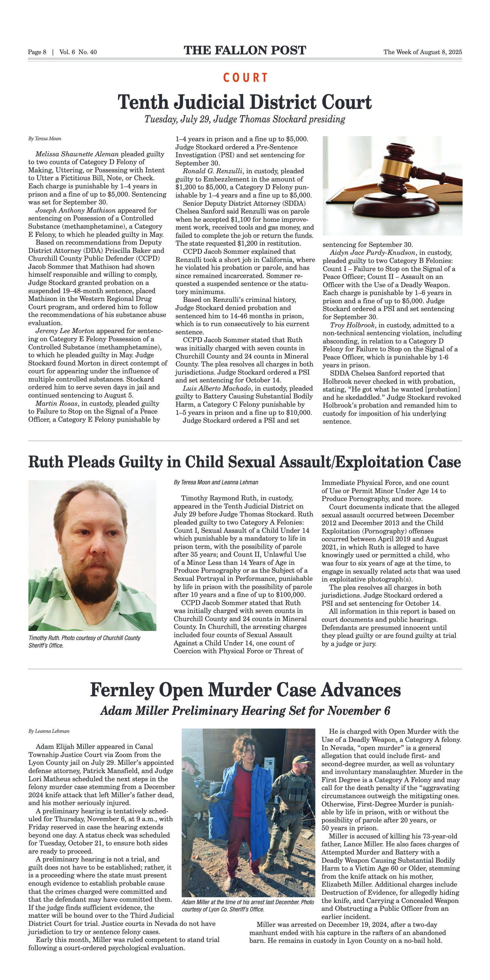 August 8, 2025 -Fallon Cowgirl, Andrea Van Leuven, - page 8