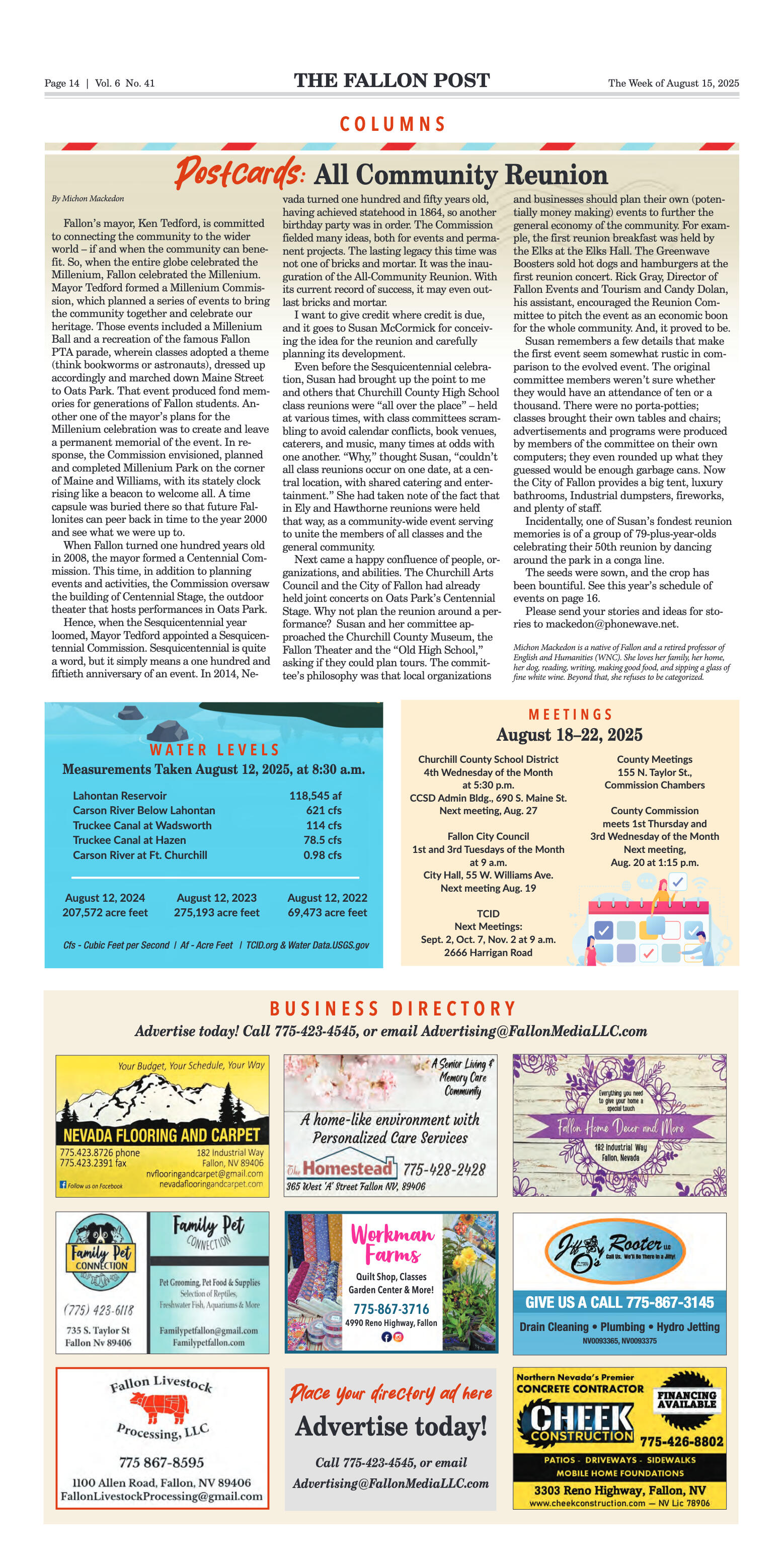 August 15, 2025 -The Fallon Post Cuts the Ribbon o - page 14
