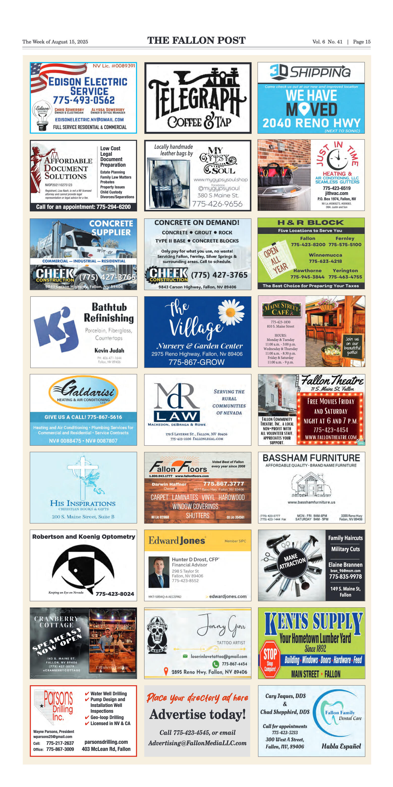 August 15, 2025 -The Fallon Post Cuts the Ribbon o - page 15