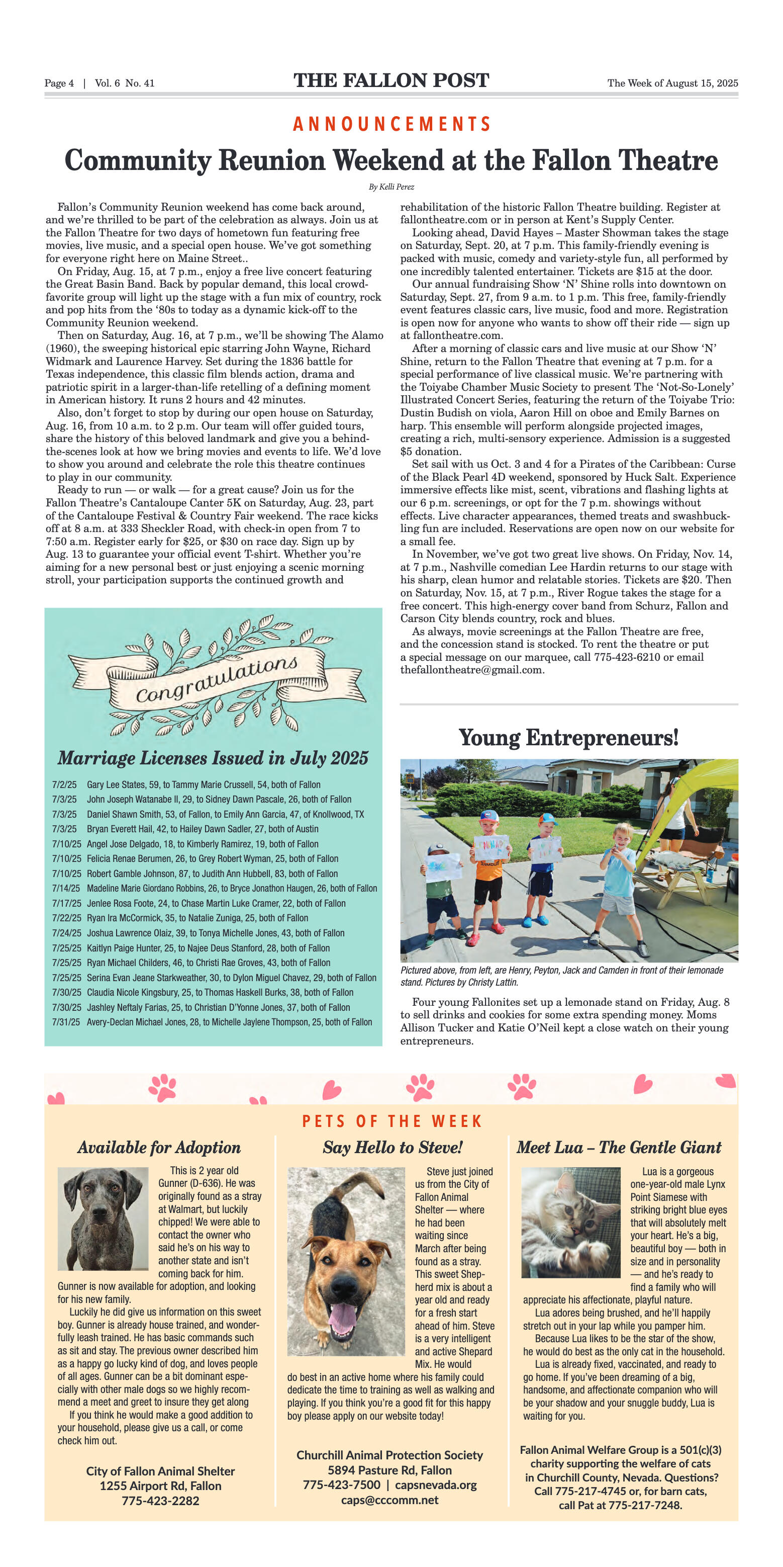 August 15, 2025 -The Fallon Post Cuts the Ribbon o - page 4