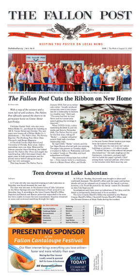 August 15, 2025 -The Fallon Post Cuts the Ribbon o - page 1