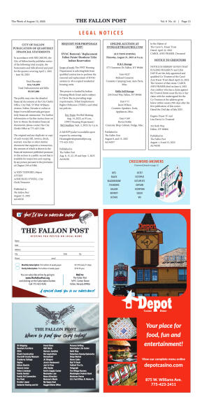 August 15, 2025 -The Fallon Post Cuts the Ribbon o - page 13