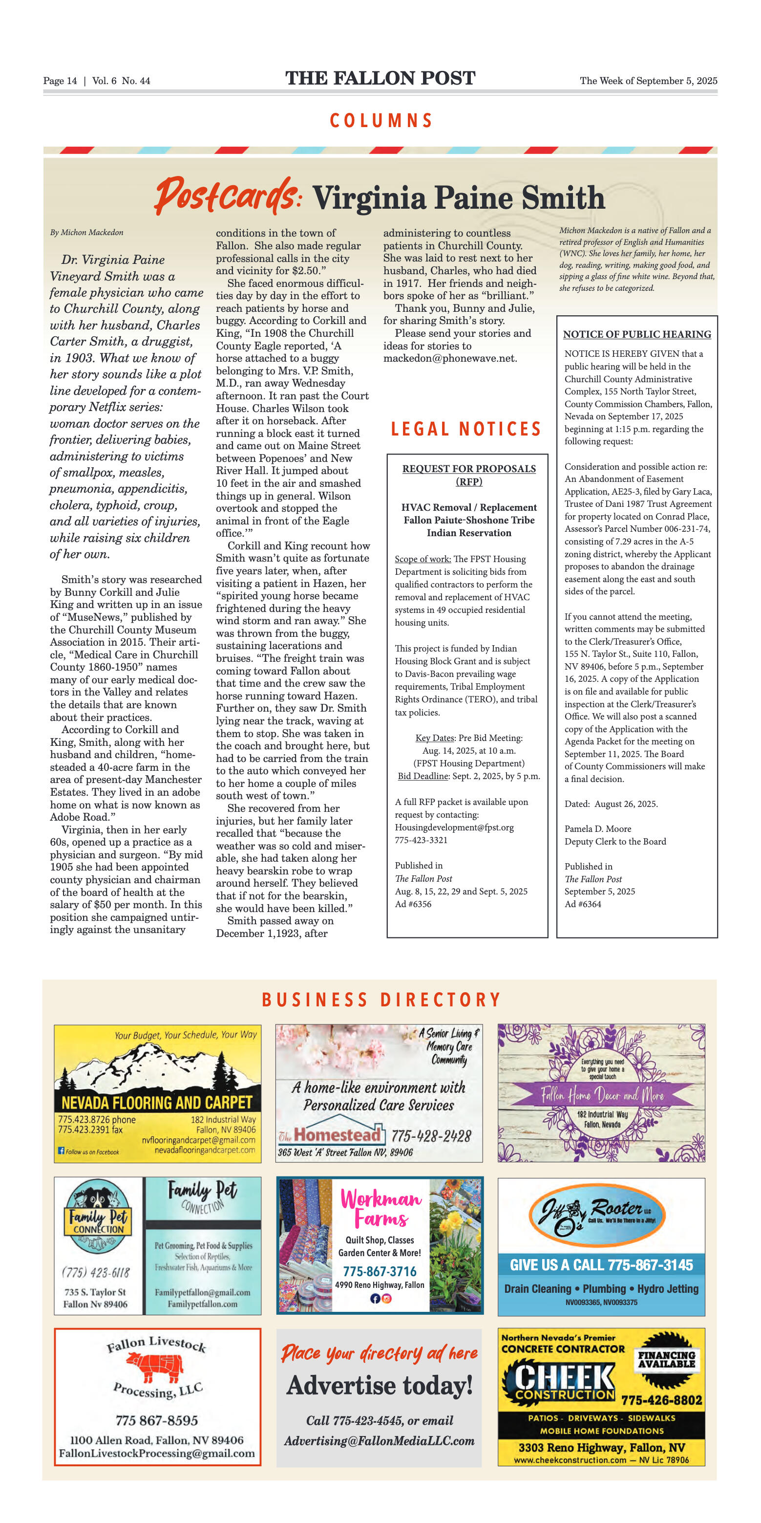 September 5, 2025 -County Challenges BLM Grazing P - page 14