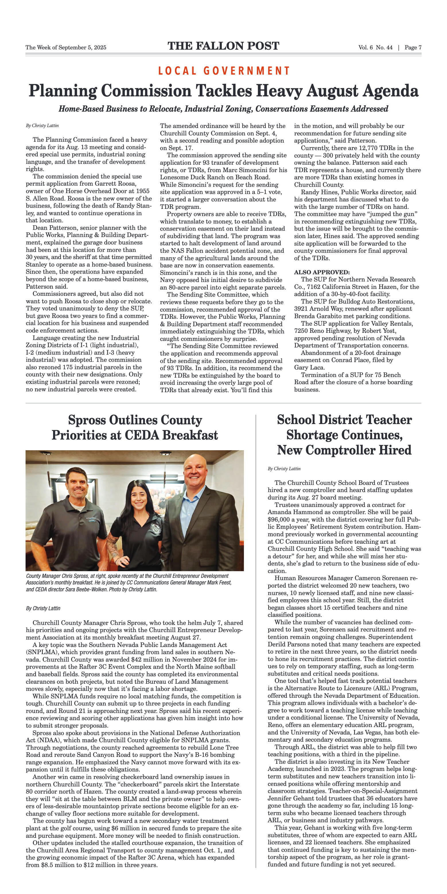 September 5, 2025 -County Challenges BLM Grazing P - page 7