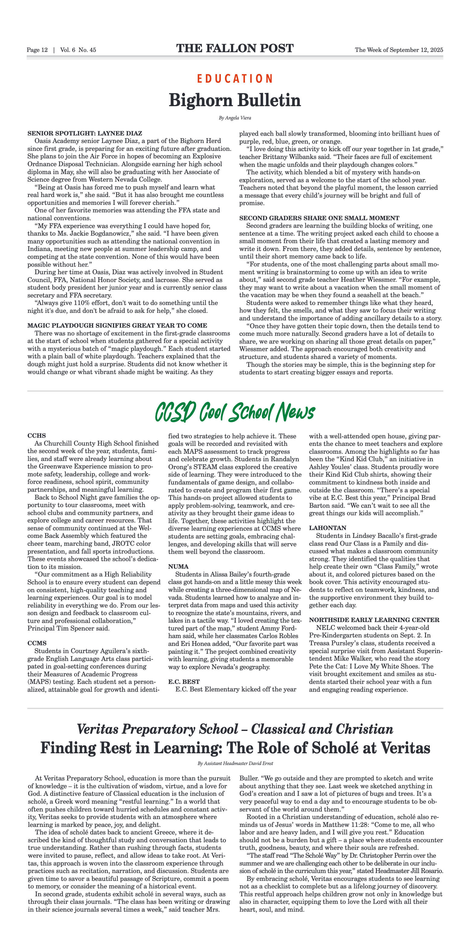 September 12, 2025 - Threats at CCMS and Oasis Aca - page 12