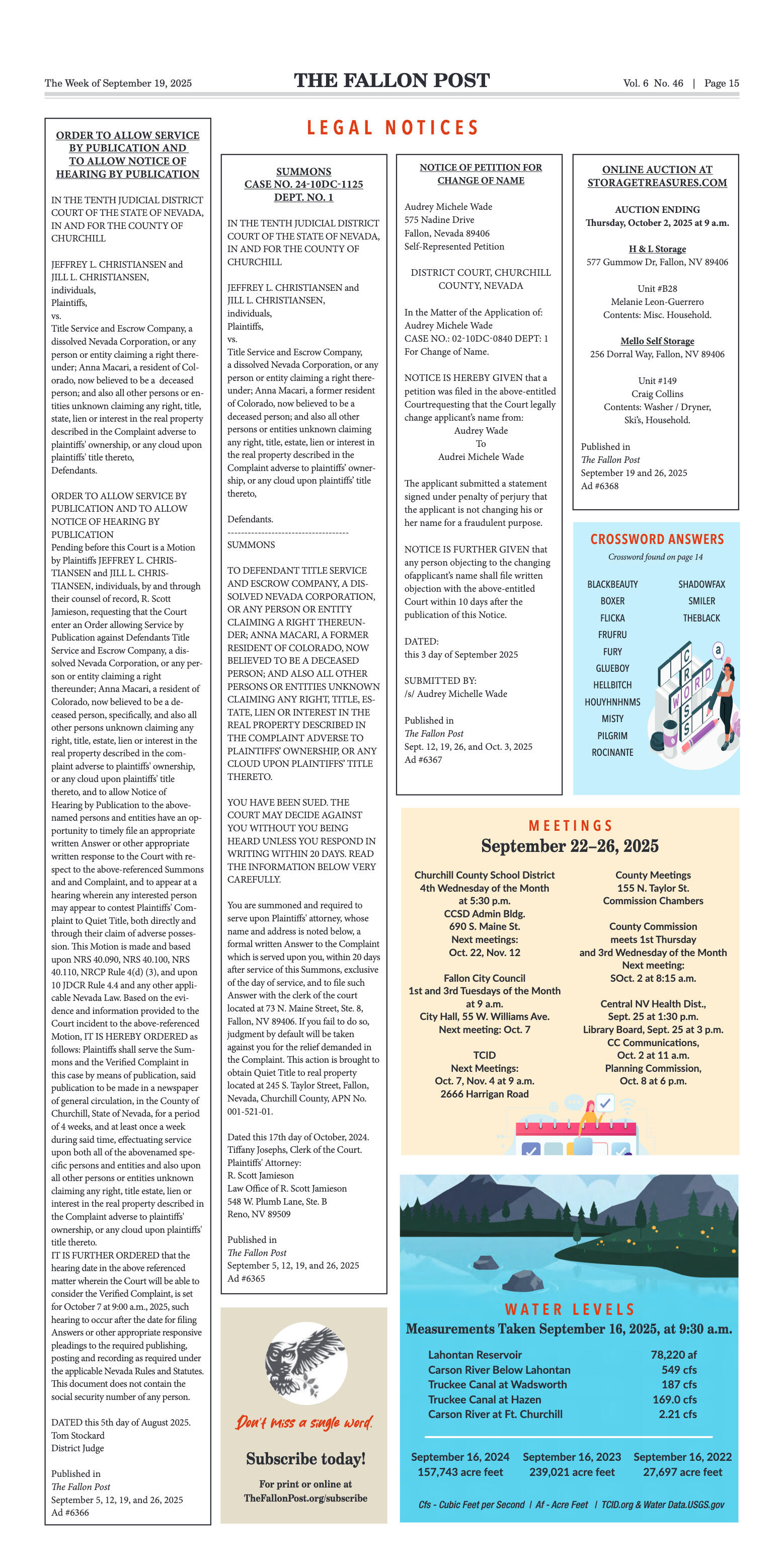 September 19, 2025 -Churchill County Schools Show  - page 15
