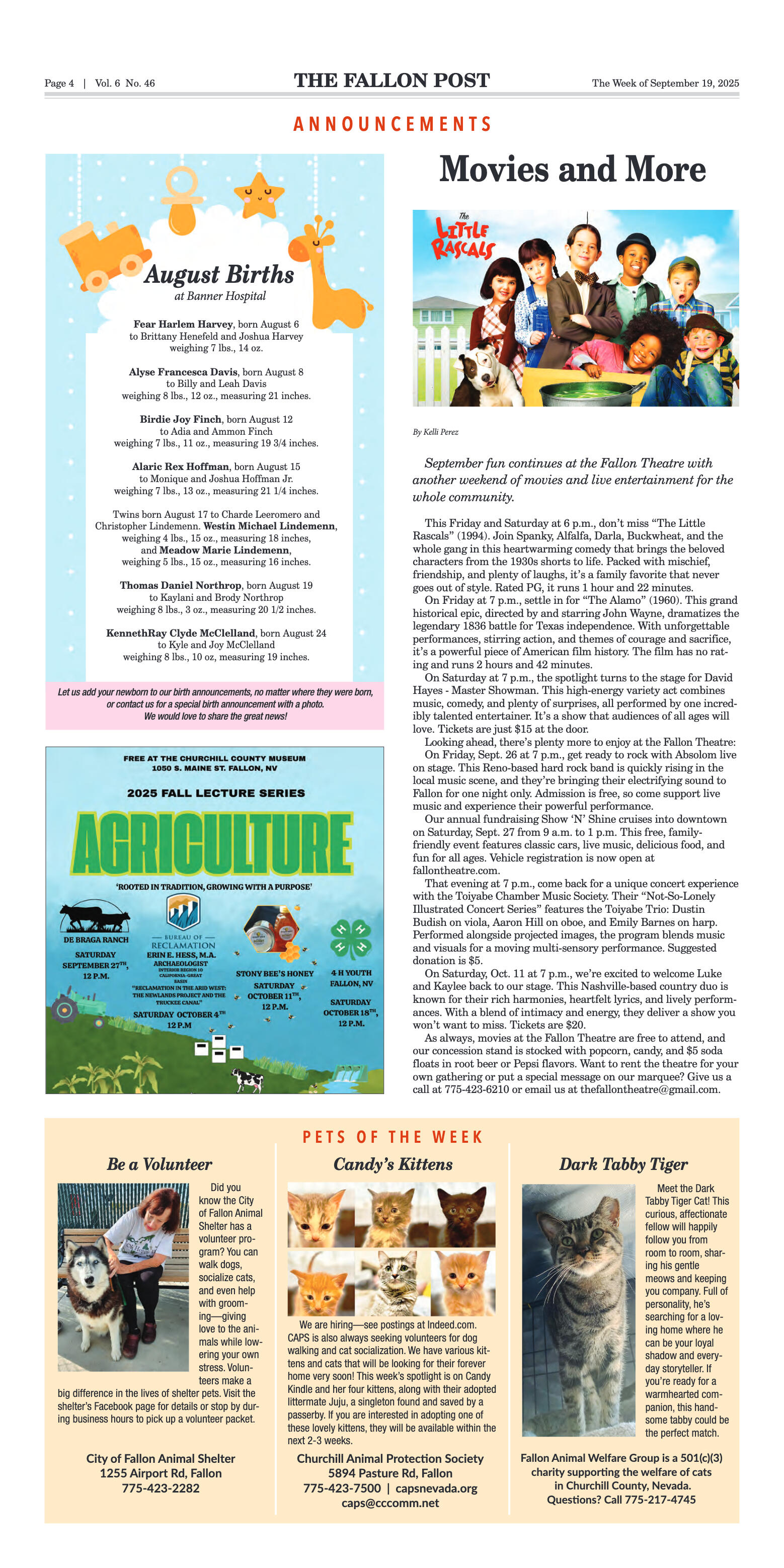 September 19, 2025 -Churchill County Schools Show  - page 4