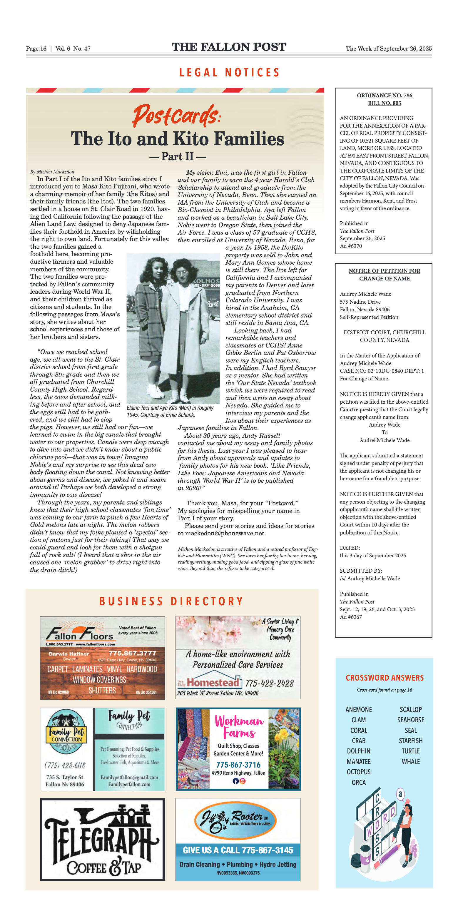 September 26, 2025 -Nevada’s Best Journalists Hono - page 16