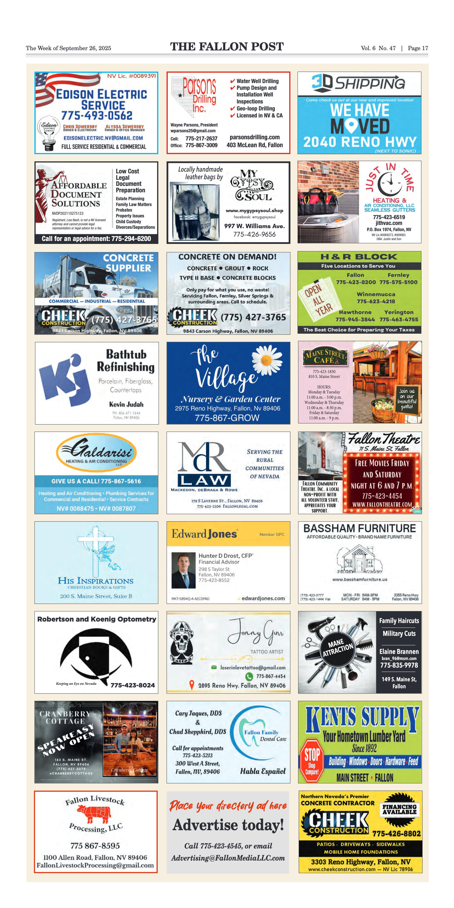 September 26, 2025 -Nevada’s Best Journalists Hono - page 17