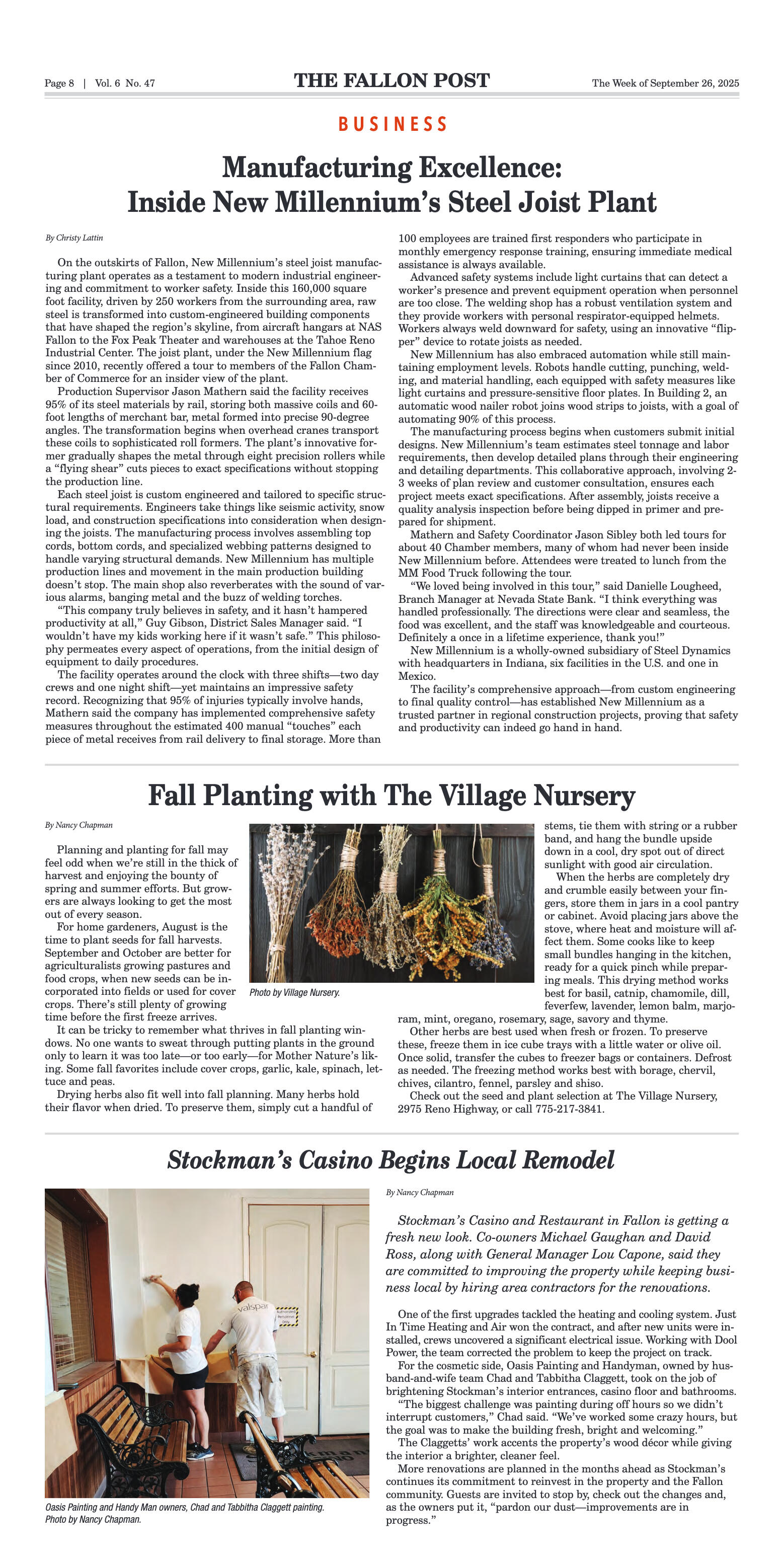 September 26, 2025 -Nevada’s Best Journalists Hono - page 8