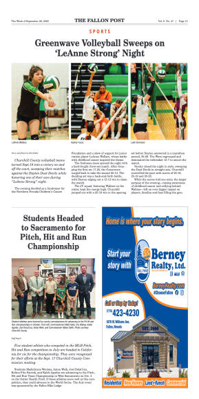 September 26, 2025 -Nevada’s Best Journalists Hono - page 13
