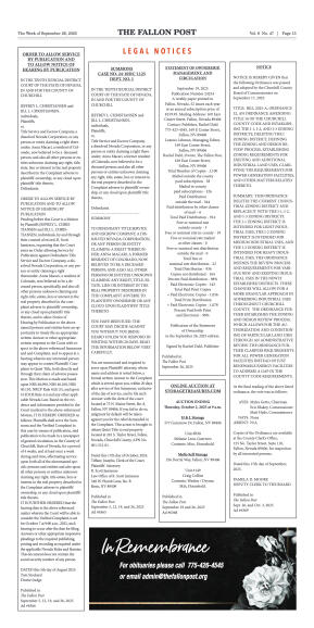 September 26, 2025 -Nevada’s Best Journalists Hono - page 15