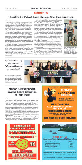 September 26, 2025 -Nevada’s Best Journalists Hono - page 6